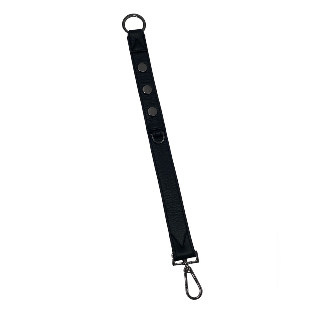 Hammitt Edwards Leather Extender Strap Black Gunmetal - Picture 3 of 4